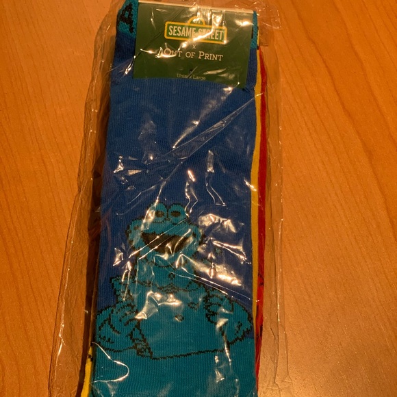 SESAME STREET ANKLE SOCKS 10-13 4 PAIR 4-PACK - Picture 5 of 6